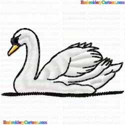 Ducks and Goose 108 Embroidery Design