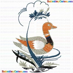 Ducks and Goose 11 Embroidery Design