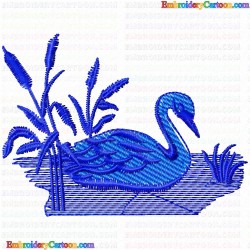 Ducks and Goose 131 Embroidery Design