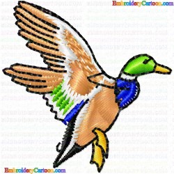 Ducks and Goose 132 Embroidery Design