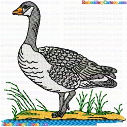 Ducks and Goose 133 Embroidery Design