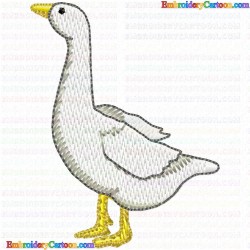 Ducks and Goose 135 Embroidery Design