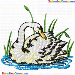 Ducks and Goose 143 Embroidery Design