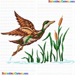 Ducks and Goose 144 Embroidery Design