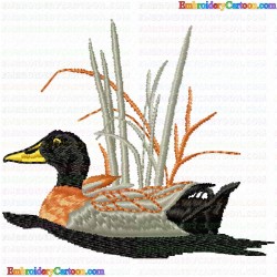 Ducks and Goose 14 Embroidery Design