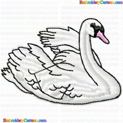 Ducks and Goose 164 Embroidery Design