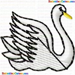 Ducks and Goose 165 Embroidery Design