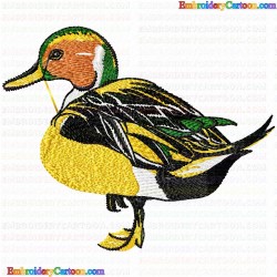 Ducks and Goose 6 Embroidery Design