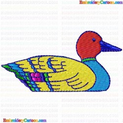 Ducks and Goose 98 Embroidery Design