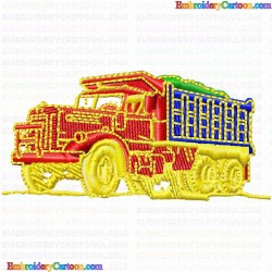 Dumper Truck 1 Embroidery Design