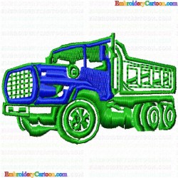 Dumper Truck 6 Embroidery Design