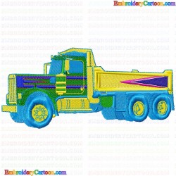 Dumper Truck 7 Embroidery Design