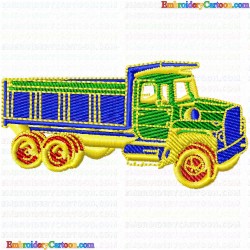 Dumper Truck 9 Embroidery Design