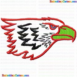 Eagle and Falcon 10 Embroidery Design