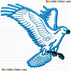 Eagle and Falcon 11 Embroidery Design