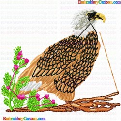 Eagle and Falcon 13 Embroidery Design