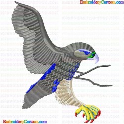 Eagle and Falcon 25 Embroidery Design