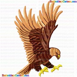 Eagle and Falcon 28 Embroidery Design