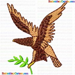 Eagle and Falcon 32 Embroidery Design