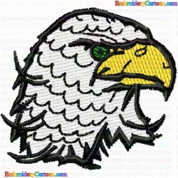 Eagle and Falcon 46 Embroidery Design