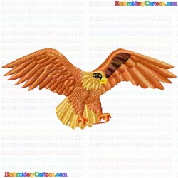 Eagle and Falcon 49 Embroidery Design