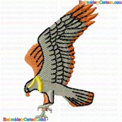 Eagle and Falcon 50 Embroidery Design