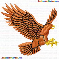 Eagle and Falcon 53 Embroidery Design