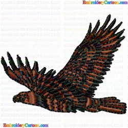 Eagle and Falcon 55 Embroidery Design