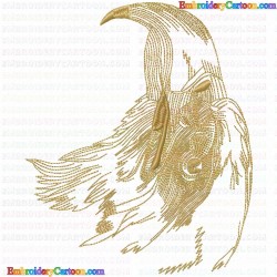 Eagle and Falcon 57 Embroidery Design