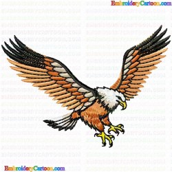 Eagle and Falcon 59 Embroidery Design