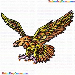 Eagle and Falcon 66 Embroidery Design