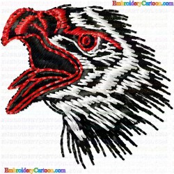 Eagle and Falcon 67 Embroidery Design