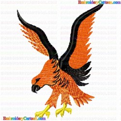 Eagle and Falcon 6 Embroidery Design