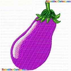 Eggplants 5 Embroidery Design