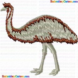 Emu 1 Embroidery Design