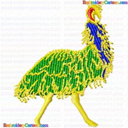 Emu 2 Embroidery Design