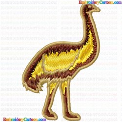 Emu 5 Embroidery Design