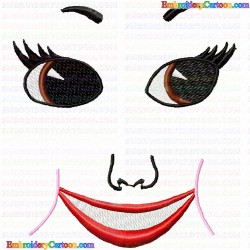 Faces 15 Embroidery Design