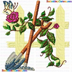 Farming 10 Embroidery Design