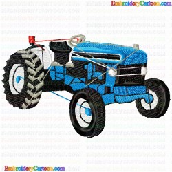 Farming Cars Tractors 16 Embroidery Design