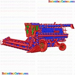 Farming Cars Tractors 20 Embroidery Design