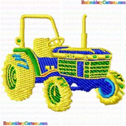 Farming Cars Tractors 22 Embroidery Design