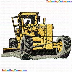 Farming Cars Tractors 24 Embroidery Design