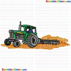 Farming Cars Tractors 26 Embroidery Design