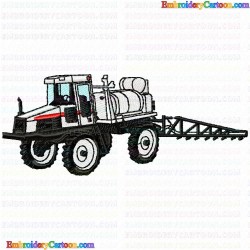 Farming Cars Tractors 41 Embroidery Design