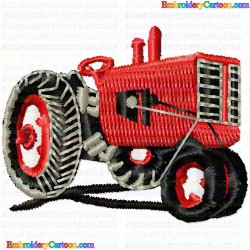 Farming Cars Tractors 42 Embroidery Design