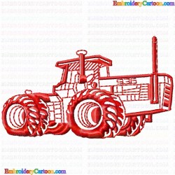 Farming Cars Tractors 45 Embroidery Design