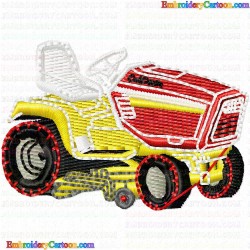 Farming Cars Tractors 49 Embroidery Design