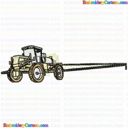 Farming Cars Tractors 54 Embroidery Design