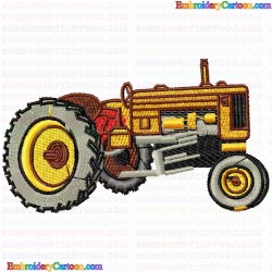 Farming Cars Tractors 55 Embroidery Design